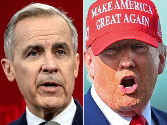 Carney Trump Blank Meme Template
