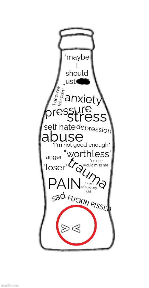 The Cursed Bottle Blank Meme Template