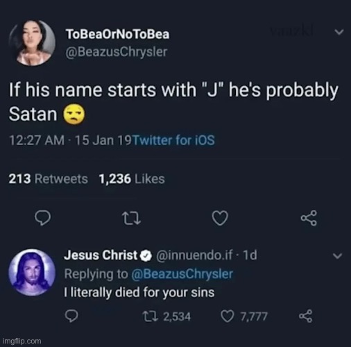 Apparently I’m Satan | made w/ Imgflip meme maker