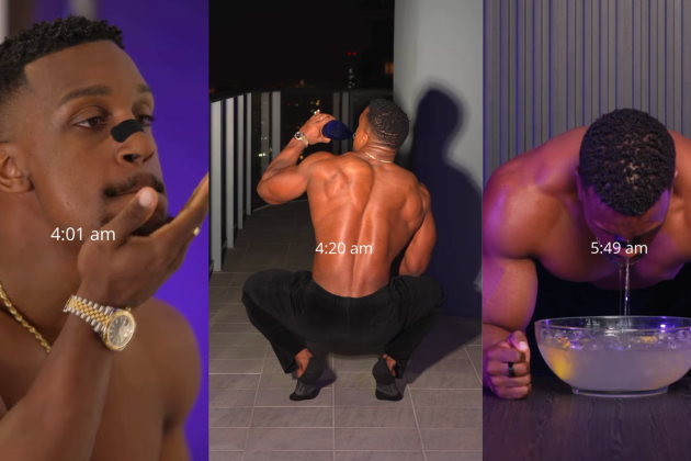 morning routine Blank Meme Template