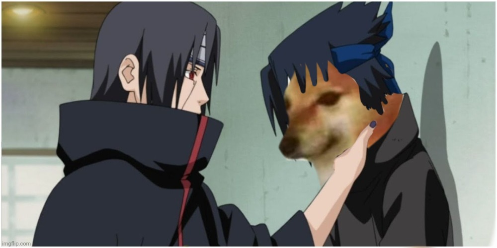 Itachi Choking horny | image tagged in itachi choking horny | made w/ Imgflip meme maker