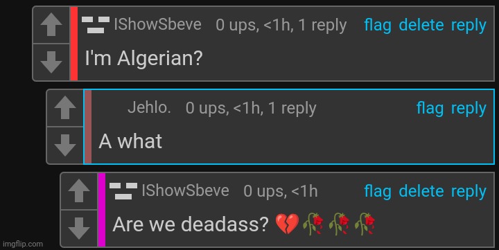 Is Algeria rly this unpopular? I'm not surprised tho | made w/ Imgflip meme maker