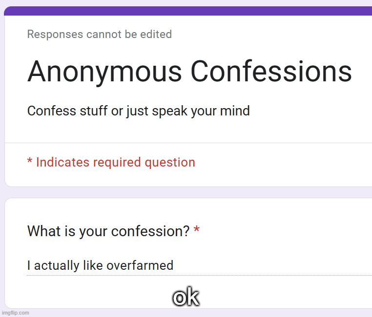 https://forms.gle/E9Lw2SdgxtpJxHRs9 | ok | made w/ Imgflip meme maker