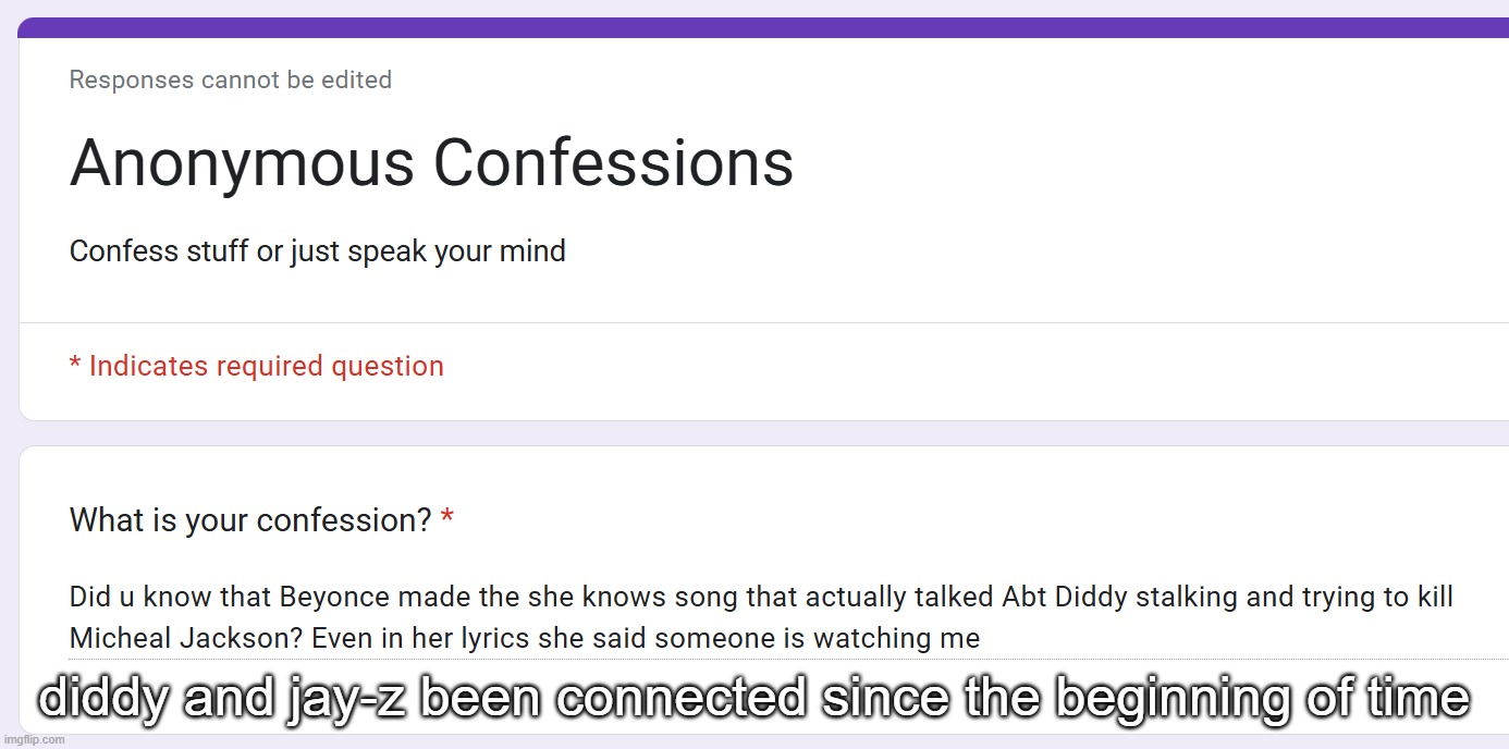 diddy and jay-z been connected since the beginning of time | made w/ Imgflip meme maker