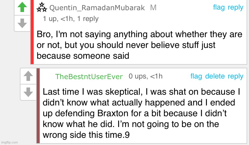 Is it wrong to not want to accidentally defend the wrong person for once? | made w/ Imgflip meme maker