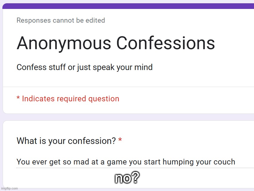 no? | made w/ Imgflip meme maker