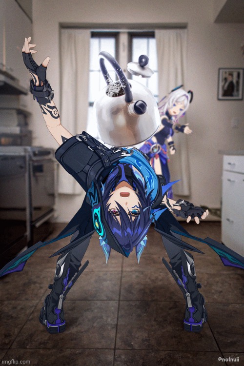 Citlani Been Upon Ye (Citlani Throws To Ororon) | image tagged in memes,throw,ororon,genshin impact,funny | made w/ Imgflip meme maker
