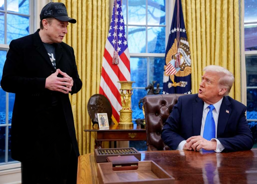 Musk Trump Oval please Blank Meme Template