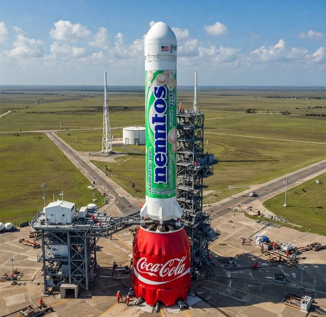 Mentos Rocket Blank Meme Template