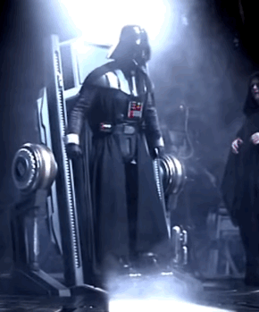 vader walks Blank Meme Template