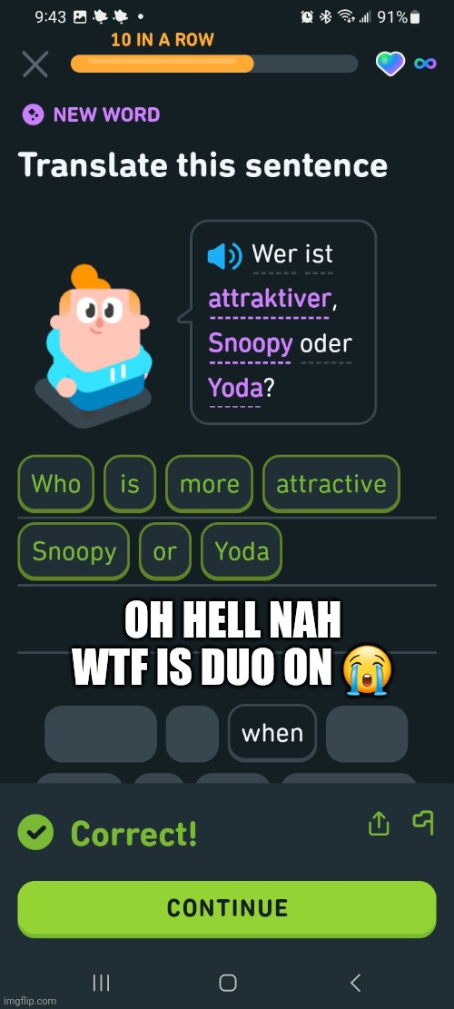 OH HELL NAH WTF IS DUO ON 😭 | made w/ Imgflip meme maker