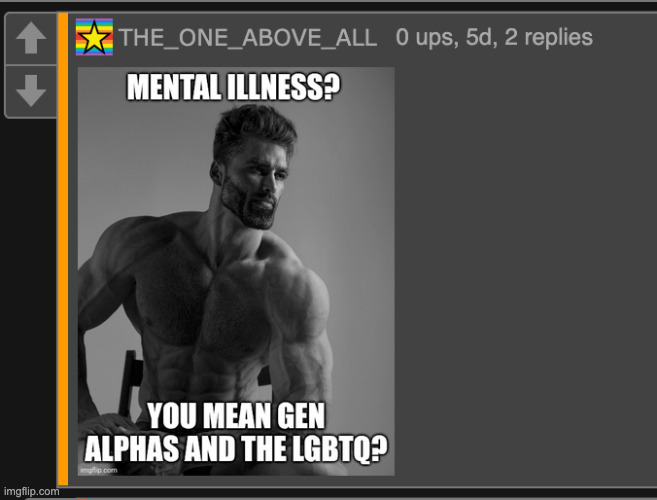 I think the funniest part is that this guy is probably so immature he's likely a gen alpha itself | made w/ Imgflip meme maker