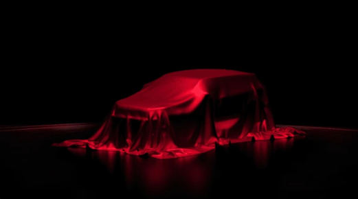 COVERED RED CAR Blank Meme Template