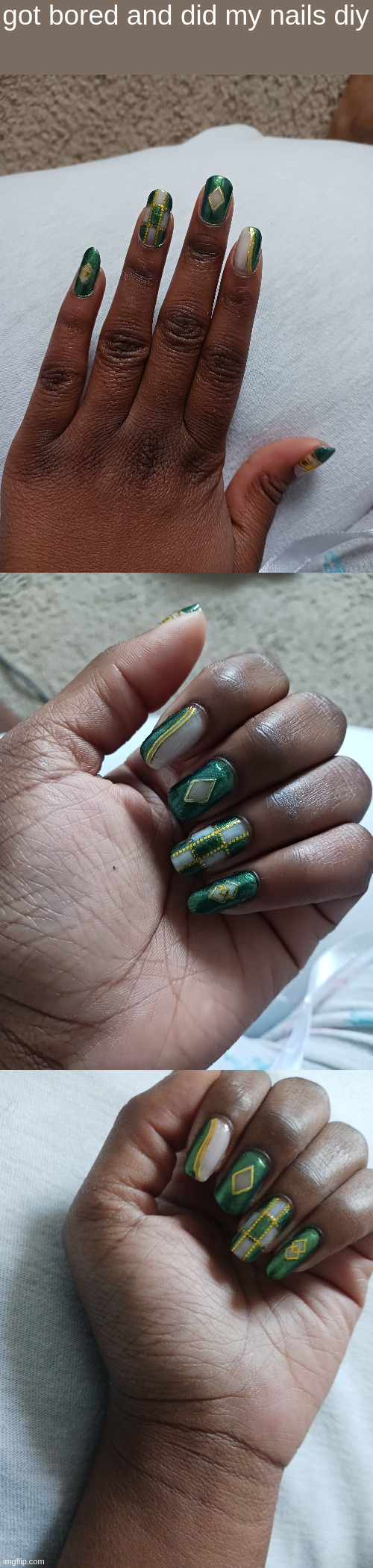 got bored and did my nails diy | made w/ Imgflip meme maker