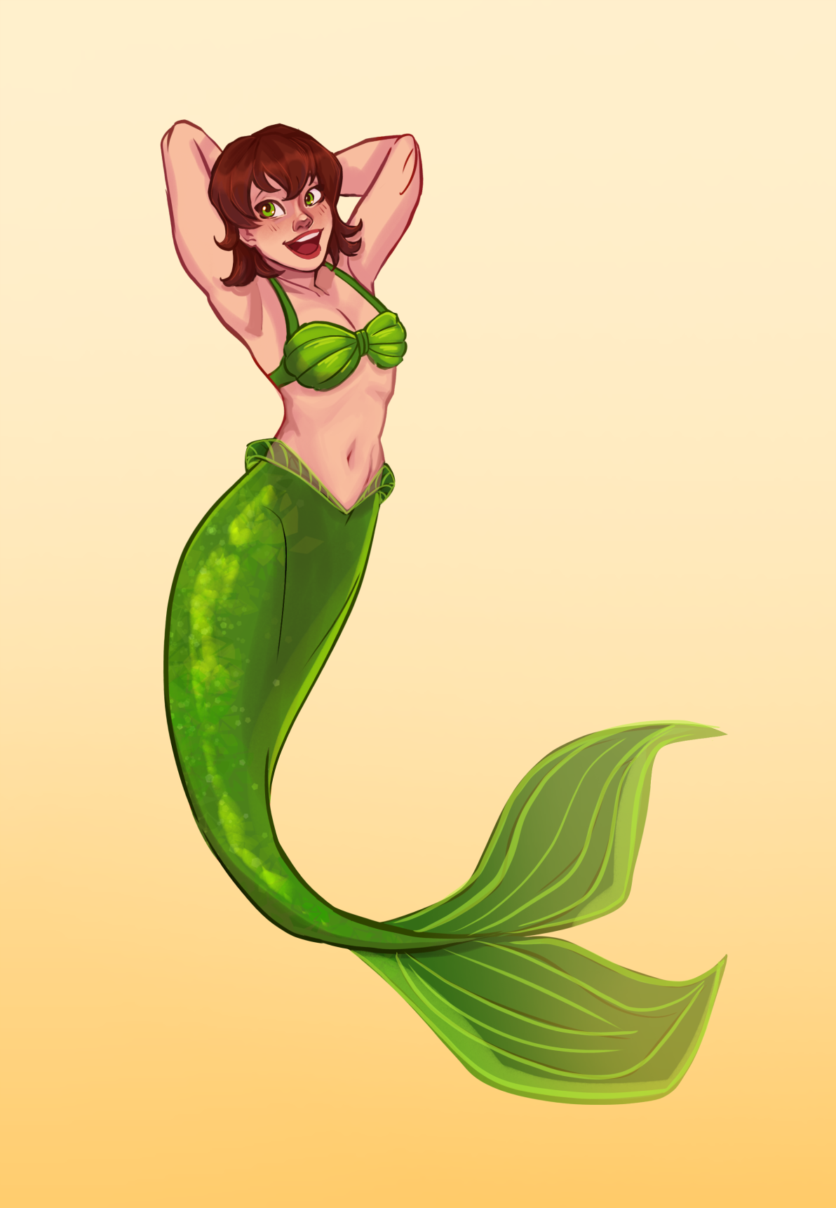 momma mermaid Blank Meme Template