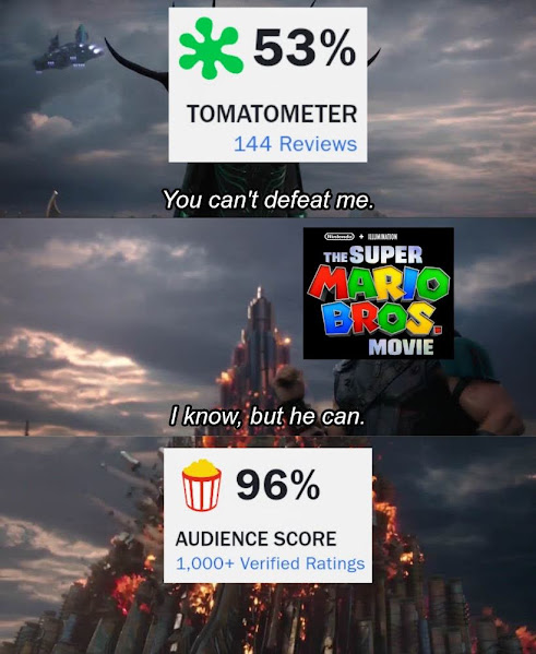 mario vs critics Blank Meme Template