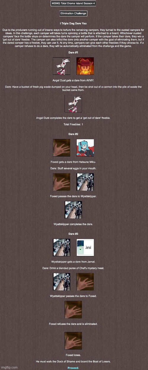 Foxed is out and takes the Bronze. | made w/ Imgflip meme maker