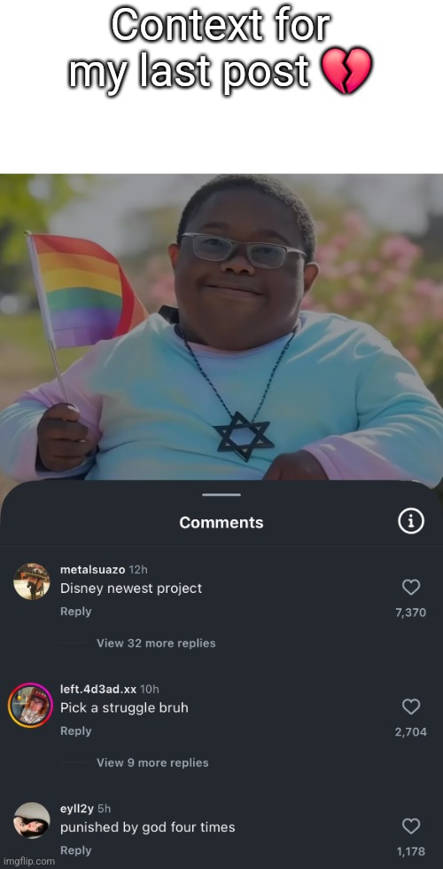 Context for my last post 💔 | made w/ Imgflip meme maker