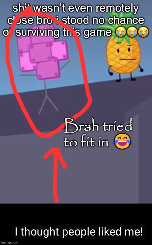 Brah tried to fit in ? | made w/ Imgflip meme maker