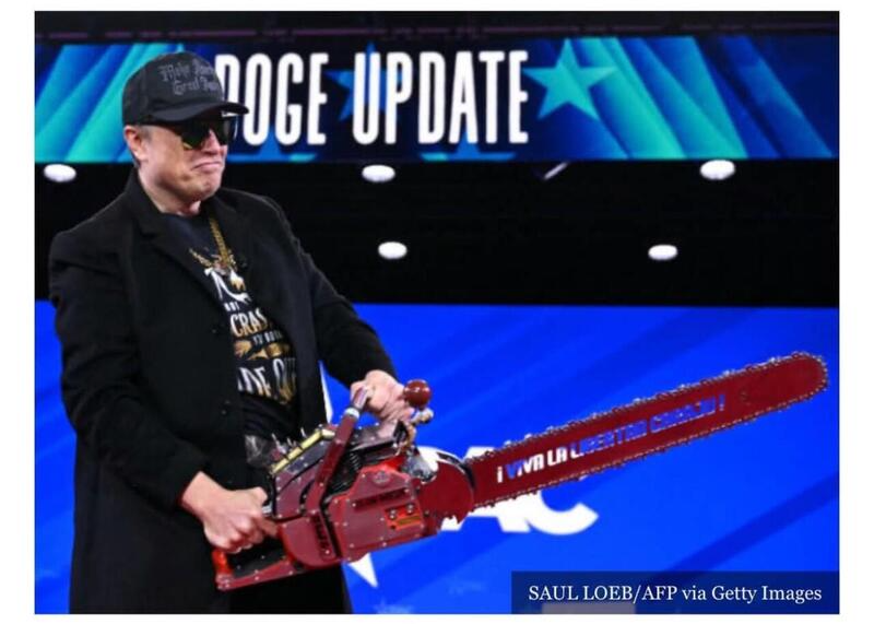 Elon Musk Chainsaw Blank Meme Template