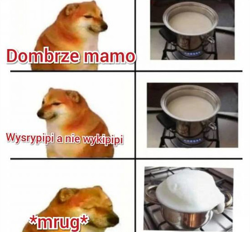 Pilnuj mleka bo wykipi Blank Meme Template