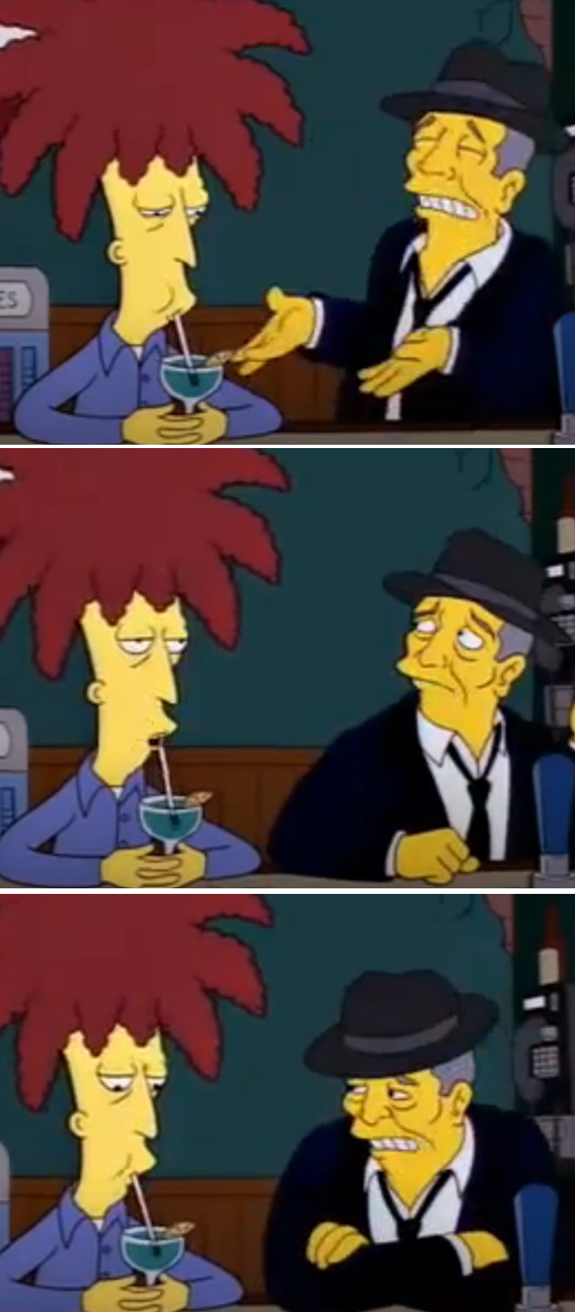 You're mean Blank Meme Template