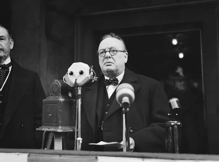 winston churchill Blank Meme Template