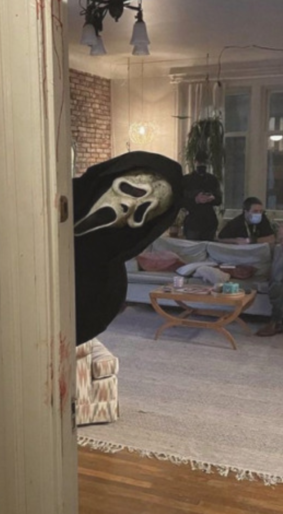 Ghost face. Blank Meme Template