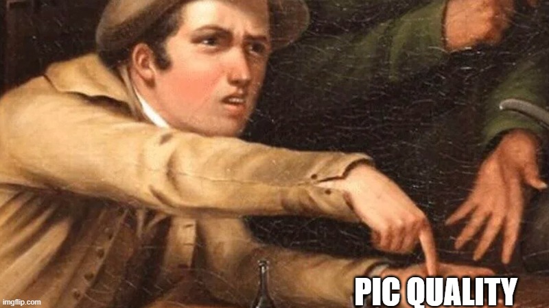 PIC QUALITY | made w/ Imgflip meme maker