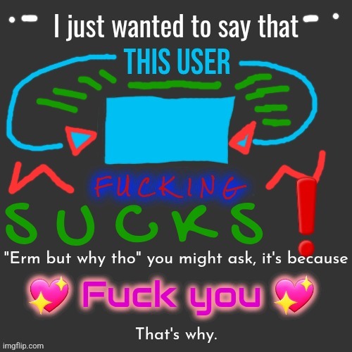 Chat new template | image tagged in this user sucks | made w/ Imgflip meme maker