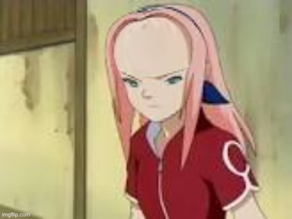 Sakura Big Forehead | image tagged in sakura big forehead | made w/ Imgflip meme maker