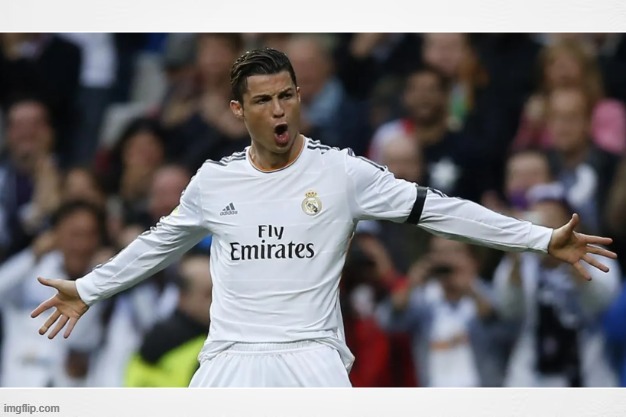 Cristiano Ronaldo | image tagged in football meme | made w/ Imgflip meme maker