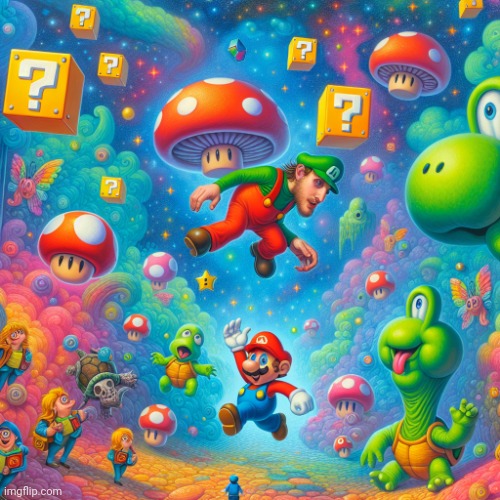 ㅤ | image tagged in ai super mario bros wonder | made w/ Imgflip meme maker