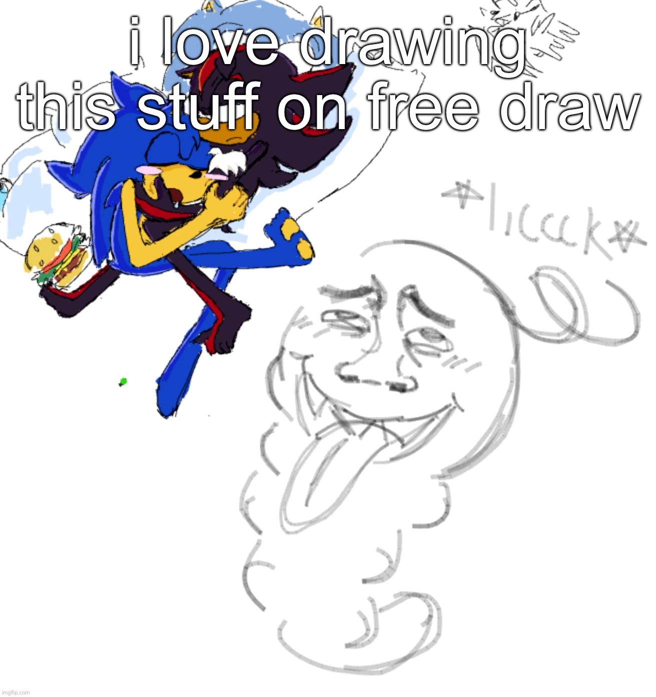 i love drawing this stuff on free draw | made w/ Imgflip meme maker