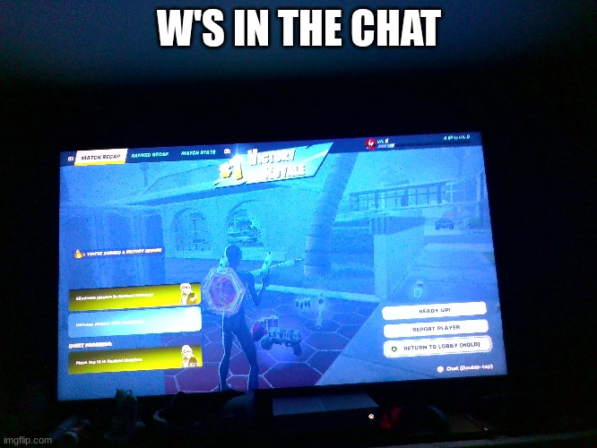 ez dub | W'S IN THE CHAT | made w/ Imgflip meme maker