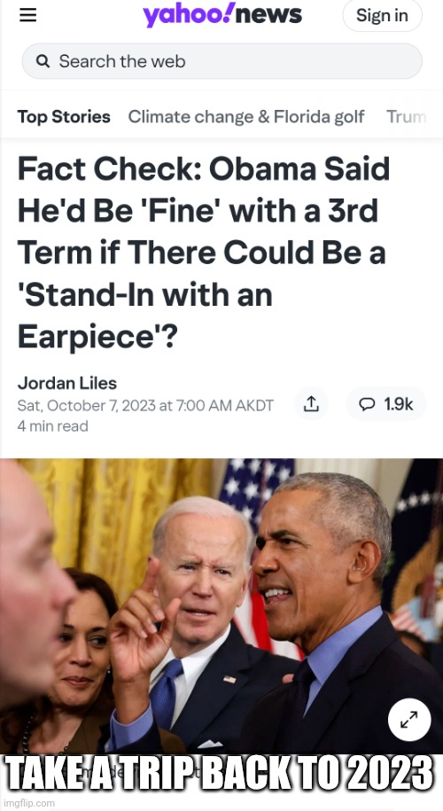 TAKE A TRIP BACK TO 2023 | made w/ Imgflip meme maker