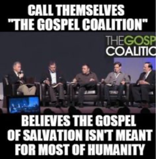 The So Called Gospel Coalition | image tagged in calvinism,arminian,molinism,reformed theology 5 point calvinists,limited atonement is nuanced gnostic trash | made w/ Imgflip meme maker