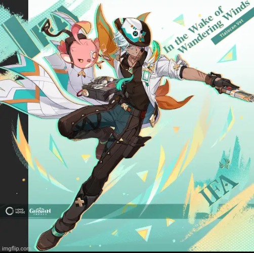 Ifa (Lexus LFA) Male Cowboy Character | image tagged in genshin impact,lexus,oh wow are you actually reading these tags | made w/ Imgflip meme maker
