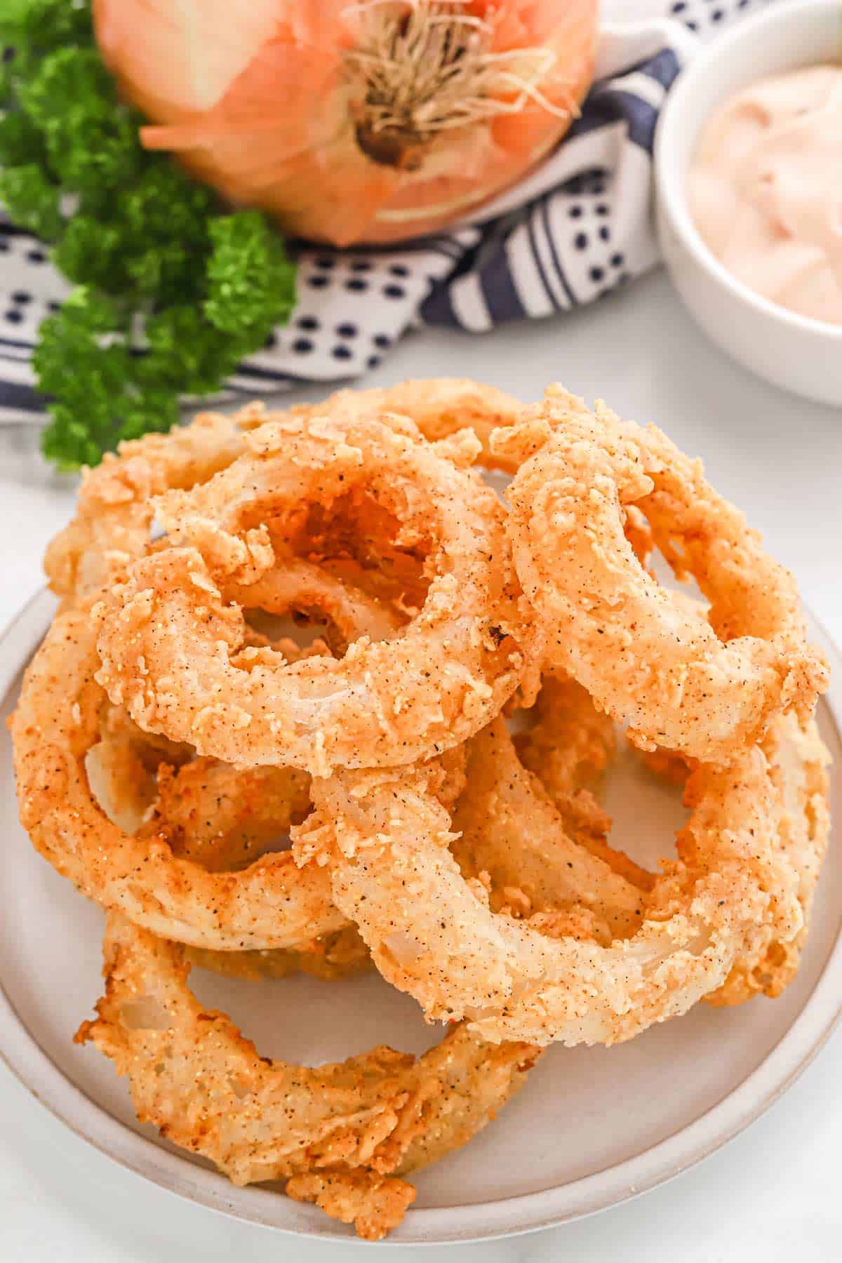 Deep fried onion rings Blank Meme Template