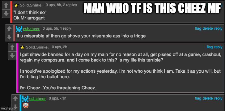 MAN WHO TF IS THIS CHEEZ MF | made w/ Imgflip meme maker