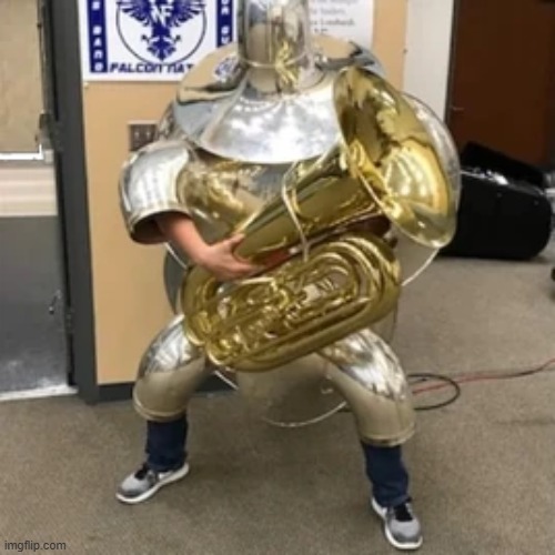 tuba defender Blank Meme Template