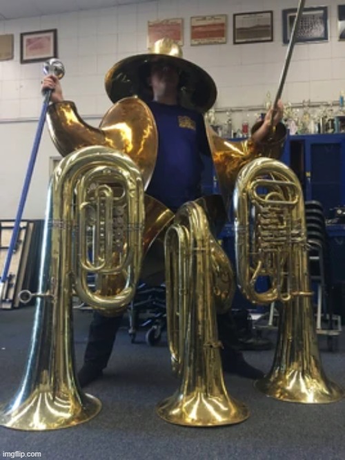 heres a leak on an objective item... King Tuba II! | made w/ Imgflip meme maker