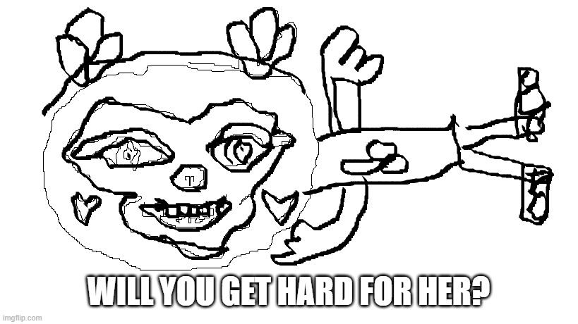 It isnt a "PEEPEE" you dumb moderator | WILL YOU GET HARD FOR HER? | image tagged in funny | made w/ Imgflip meme maker