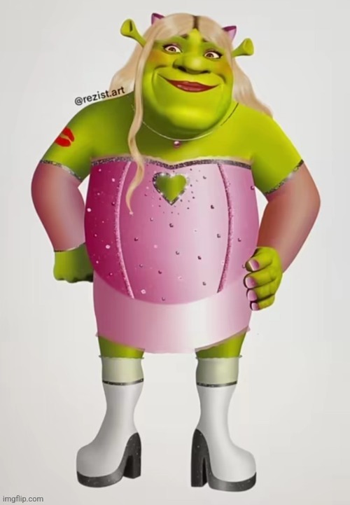 Femboy shrek | image tagged in femboy shrek | made w/ Imgflip meme maker