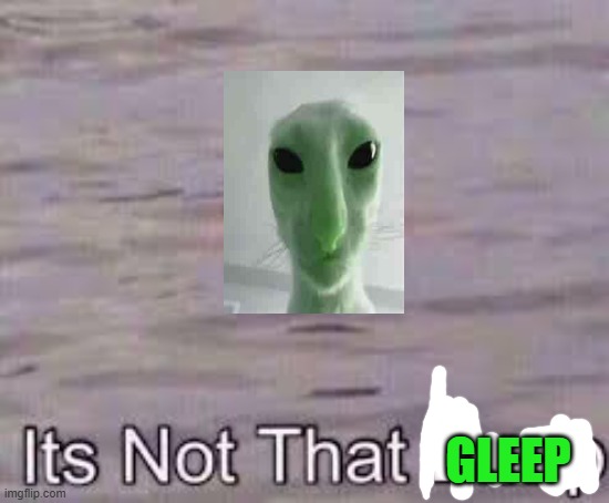 is this a good temp chat? | GLEEP | image tagged in its not that deep | made w/ Imgflip meme maker
