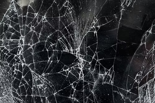 BROKEN GLASS Blank Meme Template