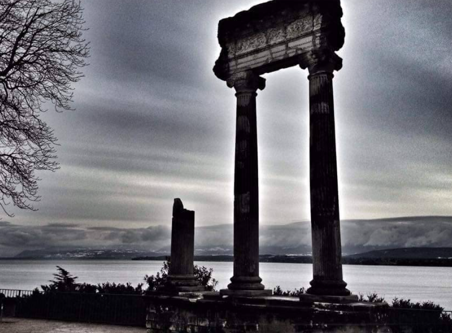 Nyon (Basilica and Romans museum), Lake Geneva, SUI Blank Meme Template
