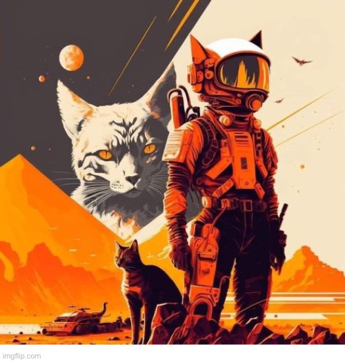 First cat on Mars… | made w/ Imgflip meme maker
