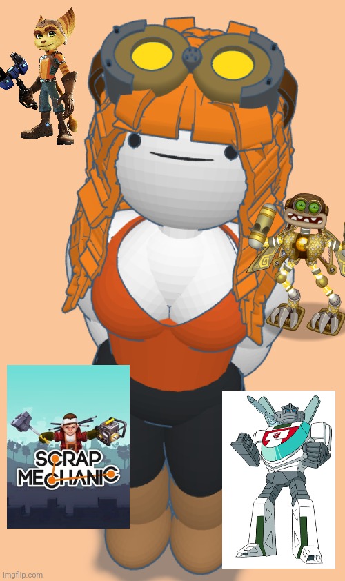Thinsgs I was inspired by when making Maeve | image tagged in maeve macgowan gadget | made w/ Imgflip meme maker