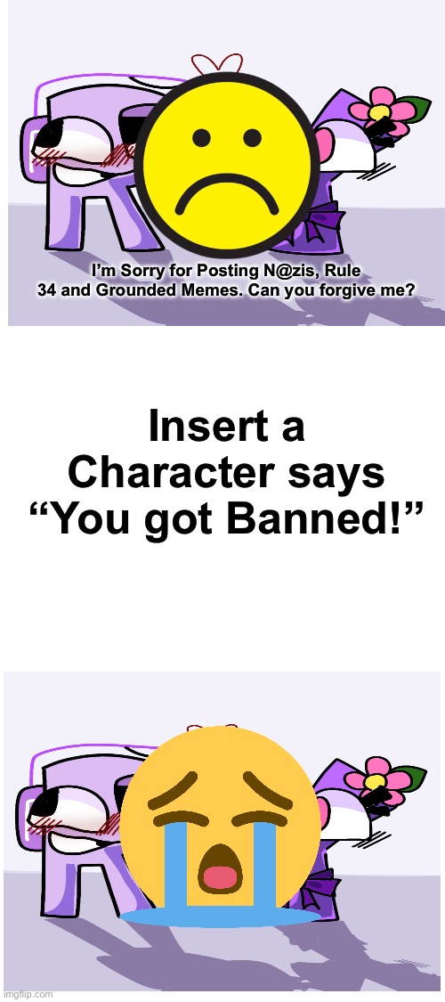 Denies Bussin Fan’s Apology Blank Meme Template